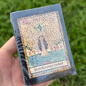 Samiramay Tarot Deck & Guide Booklet, Made in USA, Full Deck, 78 Cards, 3.5 by 2